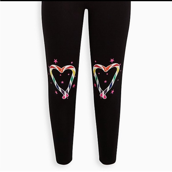 torrid Pants - Torrid Full Length Signature Waist Knee Print Legging size 0 | Large | 12